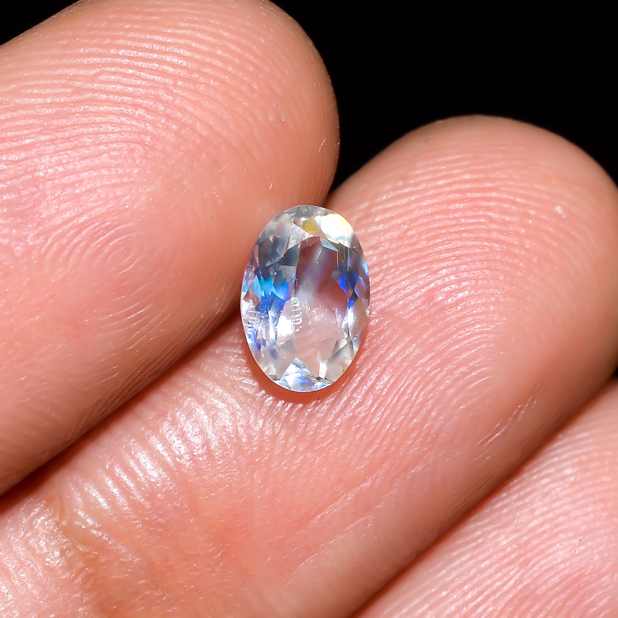 Natural Madagascar Moonstone Oval Shape Cut Stone Loose Gemstone For Making Jewelry 0.55 Ct. 7X4X3 mm Y-10357