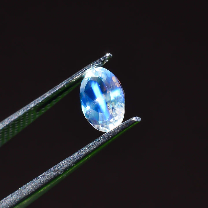 Natural Madagascar Moonstone Oval Shape Cut Stone Loose Gemstone For Making Jewelry 0.55 Ct. 7X4X3 mm Y-10357