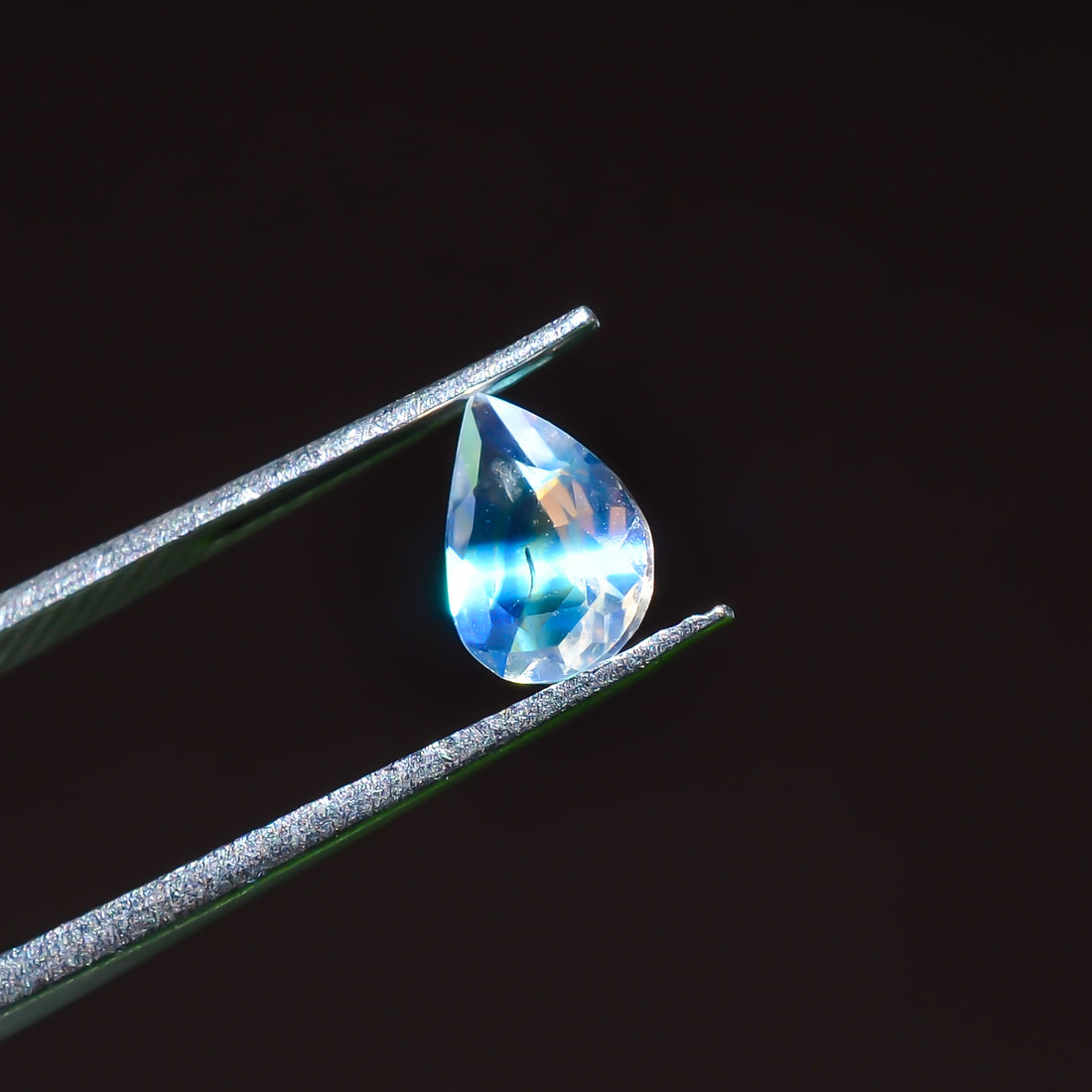 Natural Madagascar Moonstone Pear Shape Cut Stone Loose Gemstone For Making Jewelry 0.55 Ct. 7X5X3 mm Y-10358