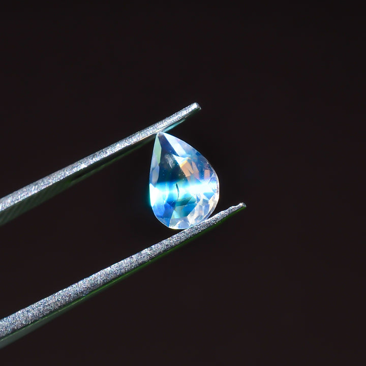 Natural Madagascar Moonstone Pear Shape Cut Stone Loose Gemstone For Making Jewelry 0.55 Ct. 7X5X3 mm Y-10358
