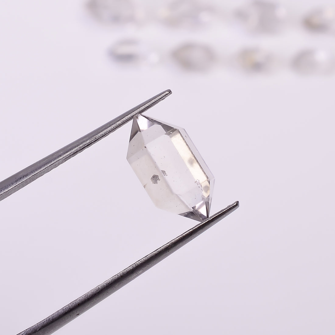 Natural Herkimer Diamond Fancy Shape Cut Stone Loose Gemstone 12 Pcs Lot For Making Jewelry 20 Ct. 7X4 12X5 mm Y-10366