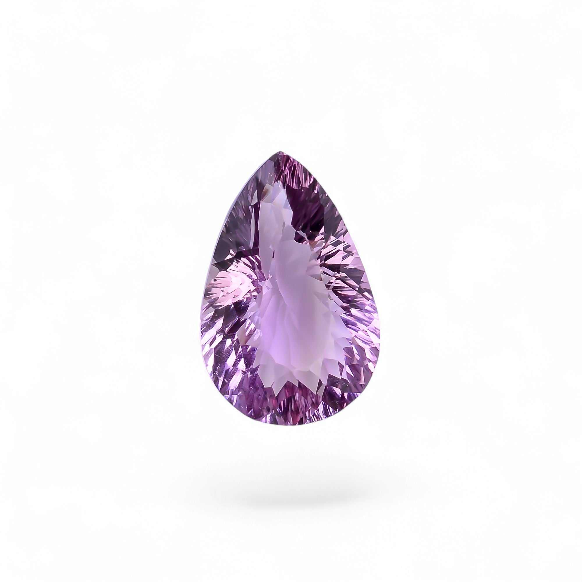 Natural Amethyst Pear Shape Cut Stone Loose Gemstone For Making Jewelry 38.5 Ct. 28X18X13 mm Y-10367