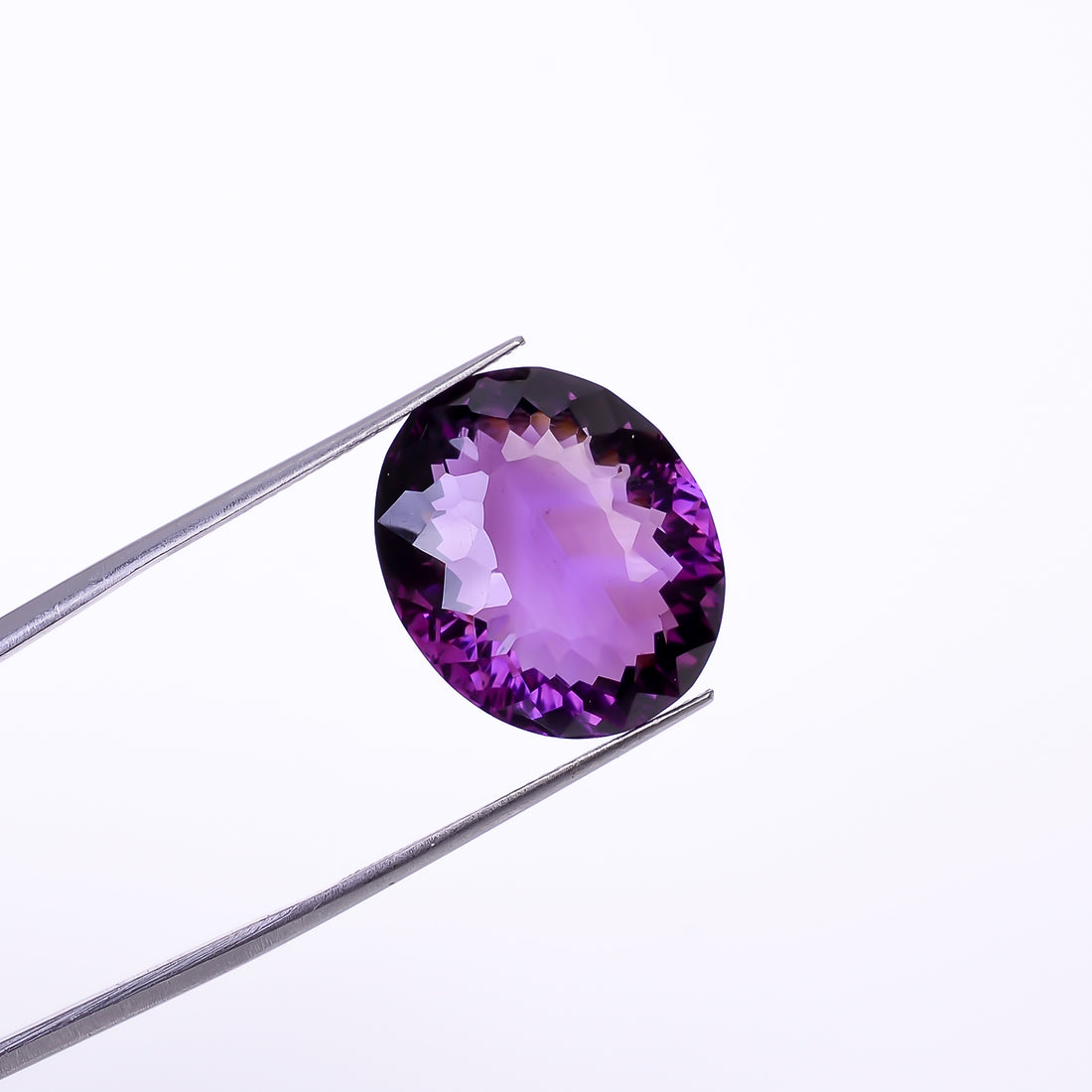 Natural Amethyst Oval Shape Cut Stone Loose Gemstone For Making Jewelry 21 Ct. 19X16X10 mm Y-10368