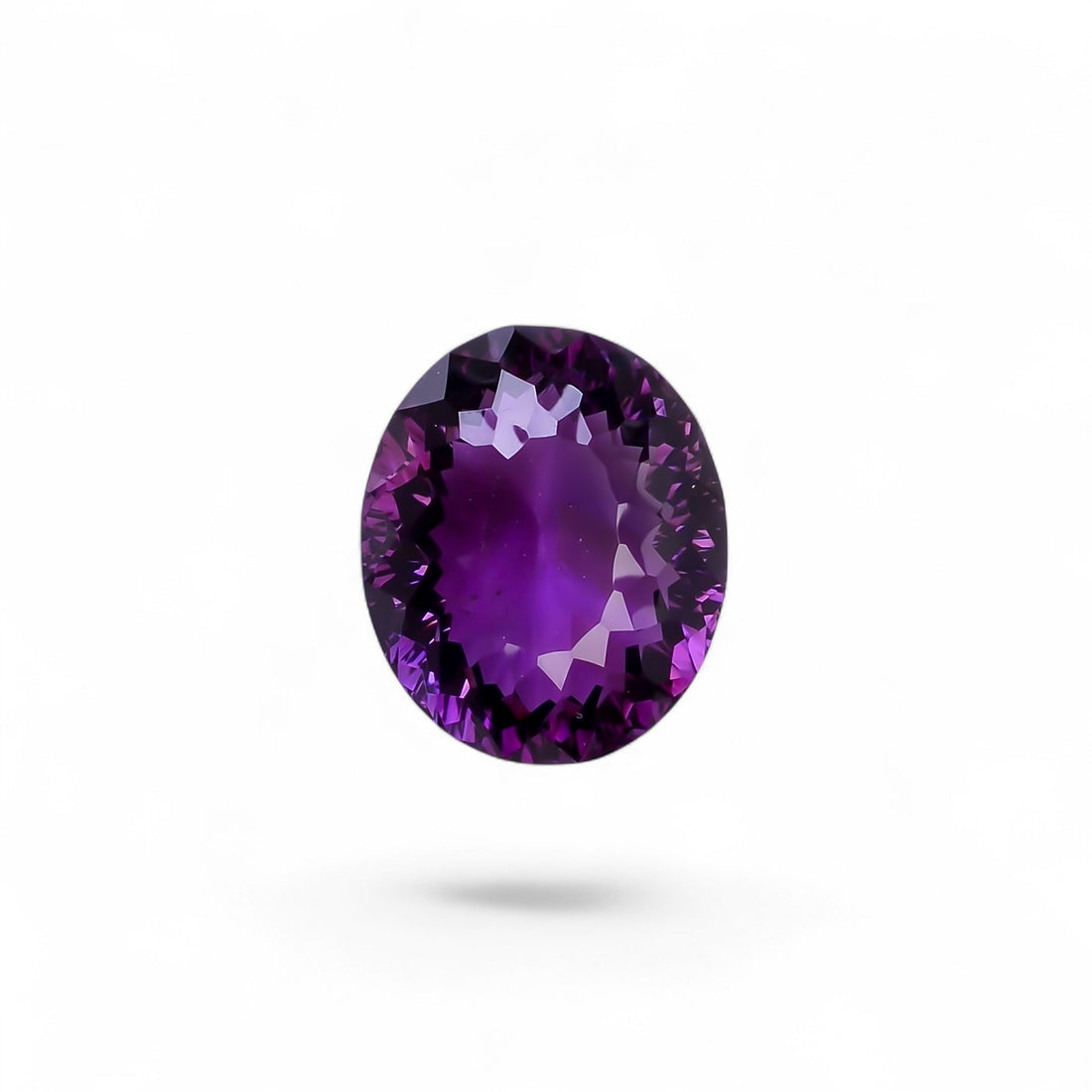 Natural Amethyst Oval Shape Cut Stone Loose Gemstone For Making Jewelry 21 Ct. 19X16X10 mm Y-10368
