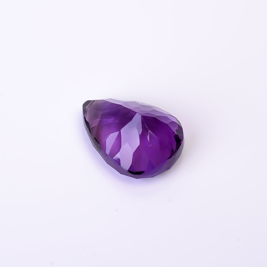 Natural Amethyst Pear Shape Cut Stone Loose Gemstone For Making Jewelry 18.5 Ct. 21X15X10 mm Y-10369