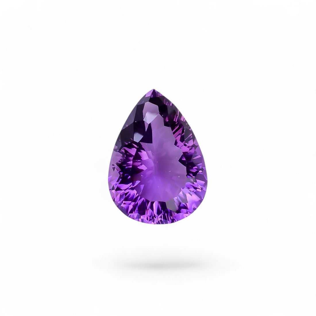 Natural Amethyst Pear Shape Cut Stone Loose Gemstone For Making Jewelry 18.5 Ct. 21X15X10 mm Y-10369