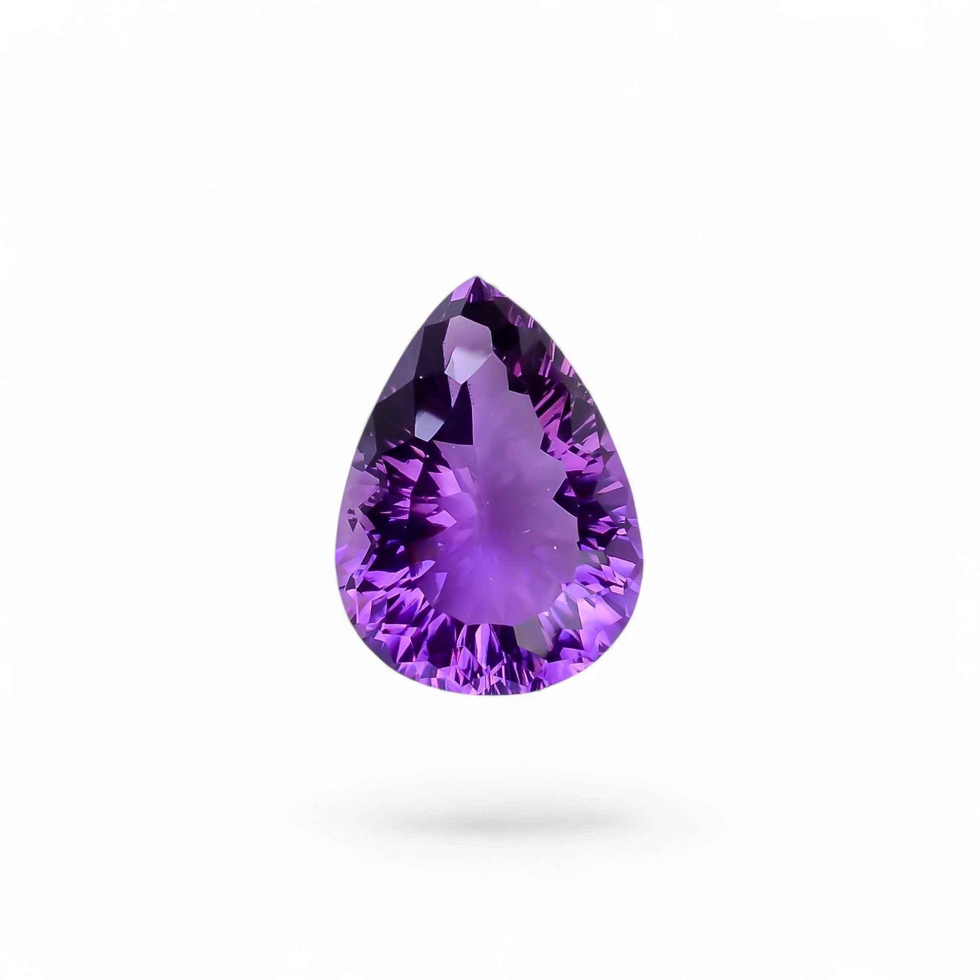 Natural Amethyst Pear Shape Cut Stone Loose Gemstone For Making Jewelry 18.5 Ct. 21X15X10 mm Y-10369