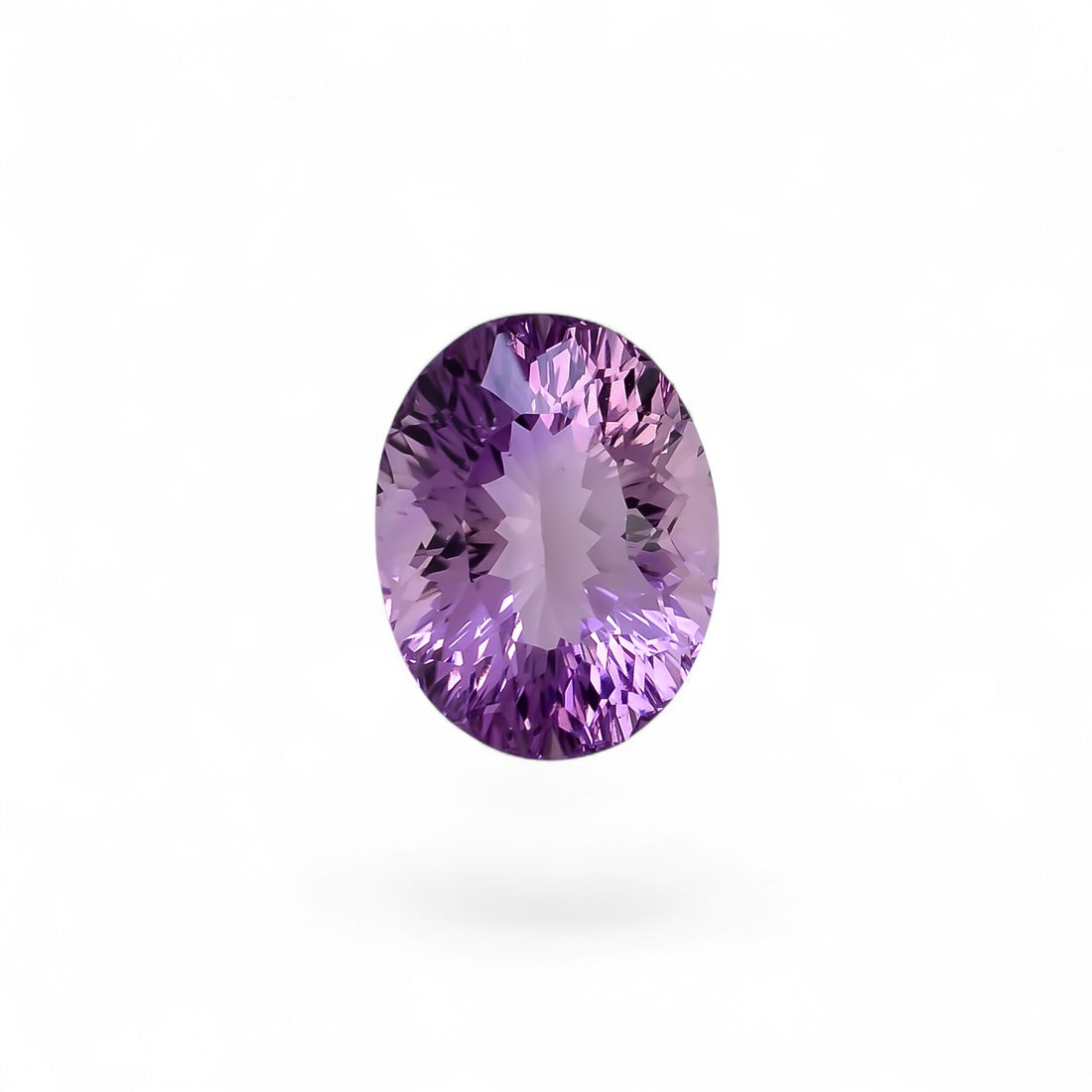 Natural Amethyst Oval Shape Cut Stone Loose Gemstone For Making Jewelry 17.5 Ct. 18X14X11 mm Y-10371