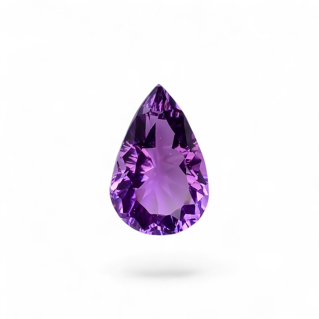 Natural Amethyst Pear Shape Cut Stone Loose Gemstone For Making Jewelry 13 Ct. 19X13X9 mm Y-10372