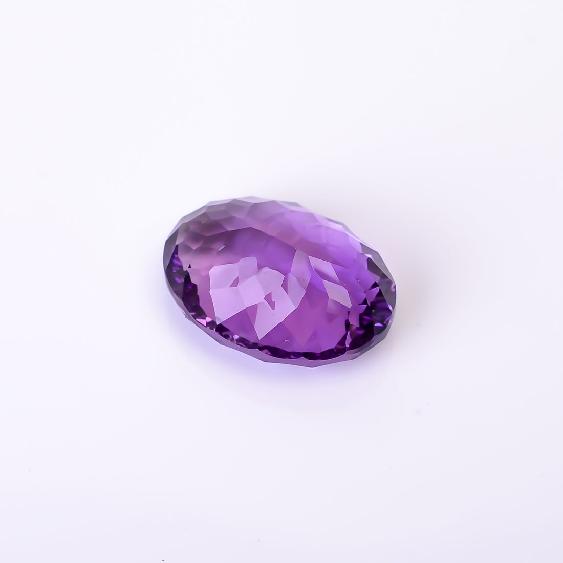 Natural Amethyst Oval Shape Cut Stone Loose Gemstone For Making Jewelry 17.5 Ct. 19X14X10 mm Y-10373