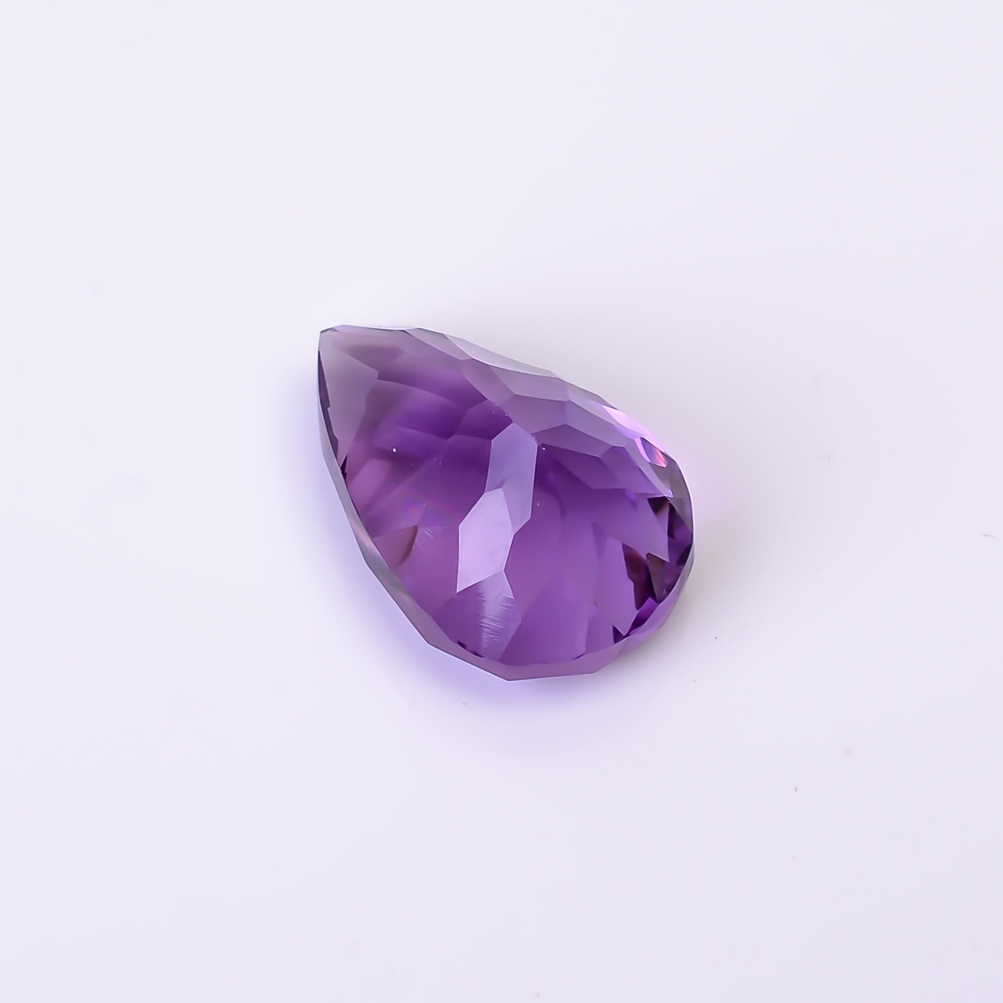 Natural Amethyst Pear Shape Cut Stone Loose Gemstone For Making Jewelry 14 Ct. 19X13X9 mm Y-10375