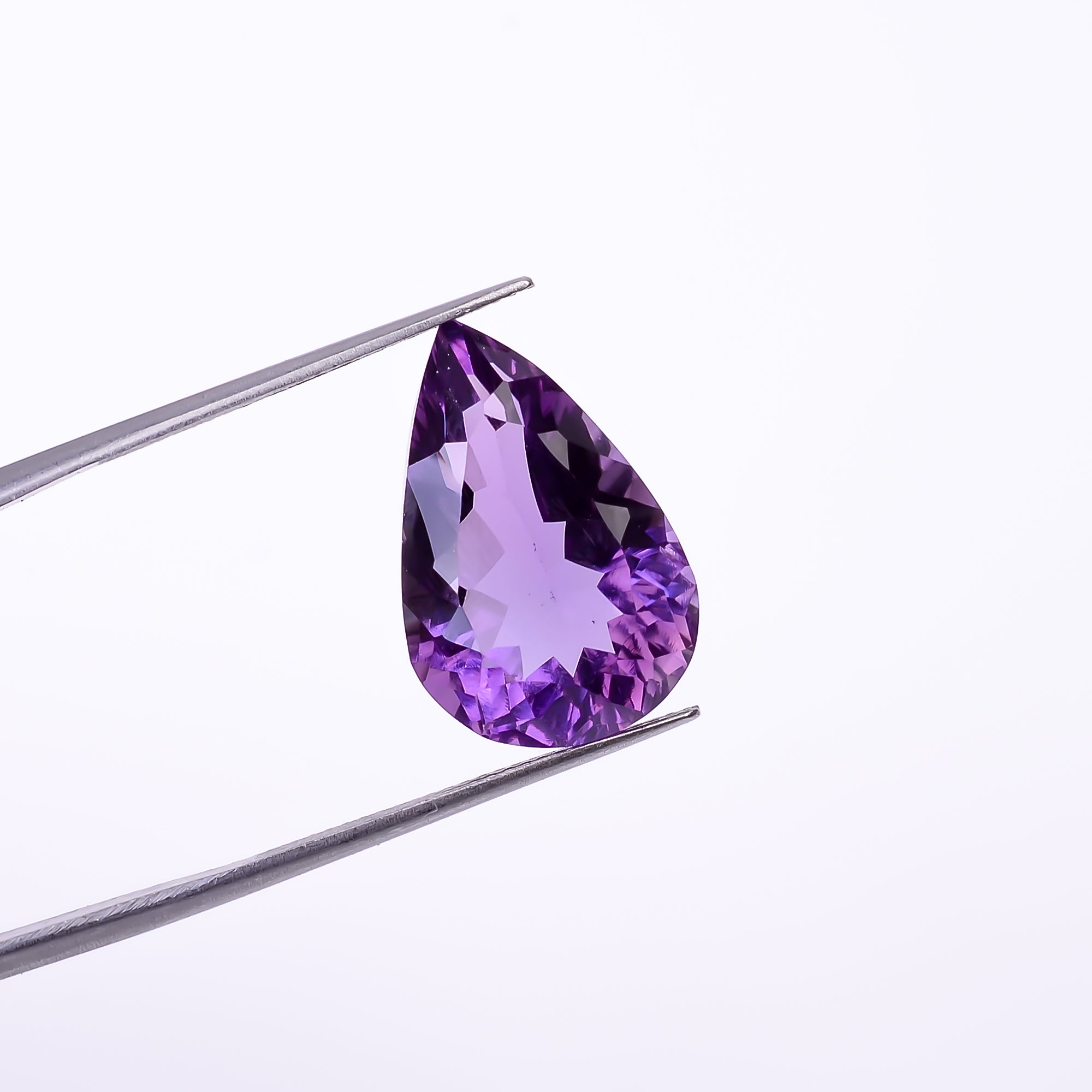 Natural Amethyst Pear Shape Cut Stone Loose Gemstone For Making Jewelry 14 Ct. 19X13X9 mm Y-10375