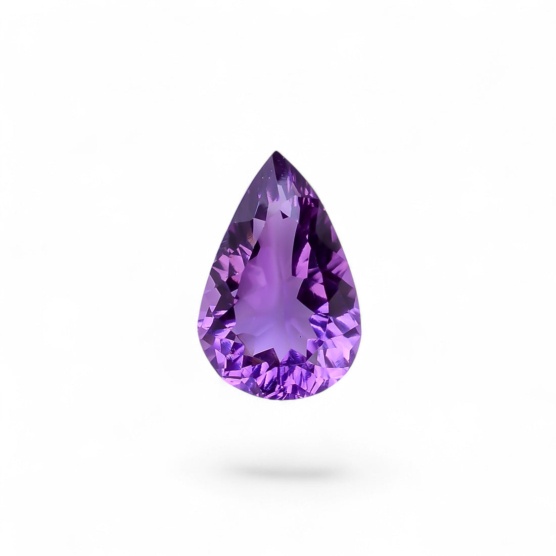 Natural Amethyst Pear Shape Cut Stone Loose Gemstone For Making Jewelry 14 Ct. 19X13X9 mm Y-10375