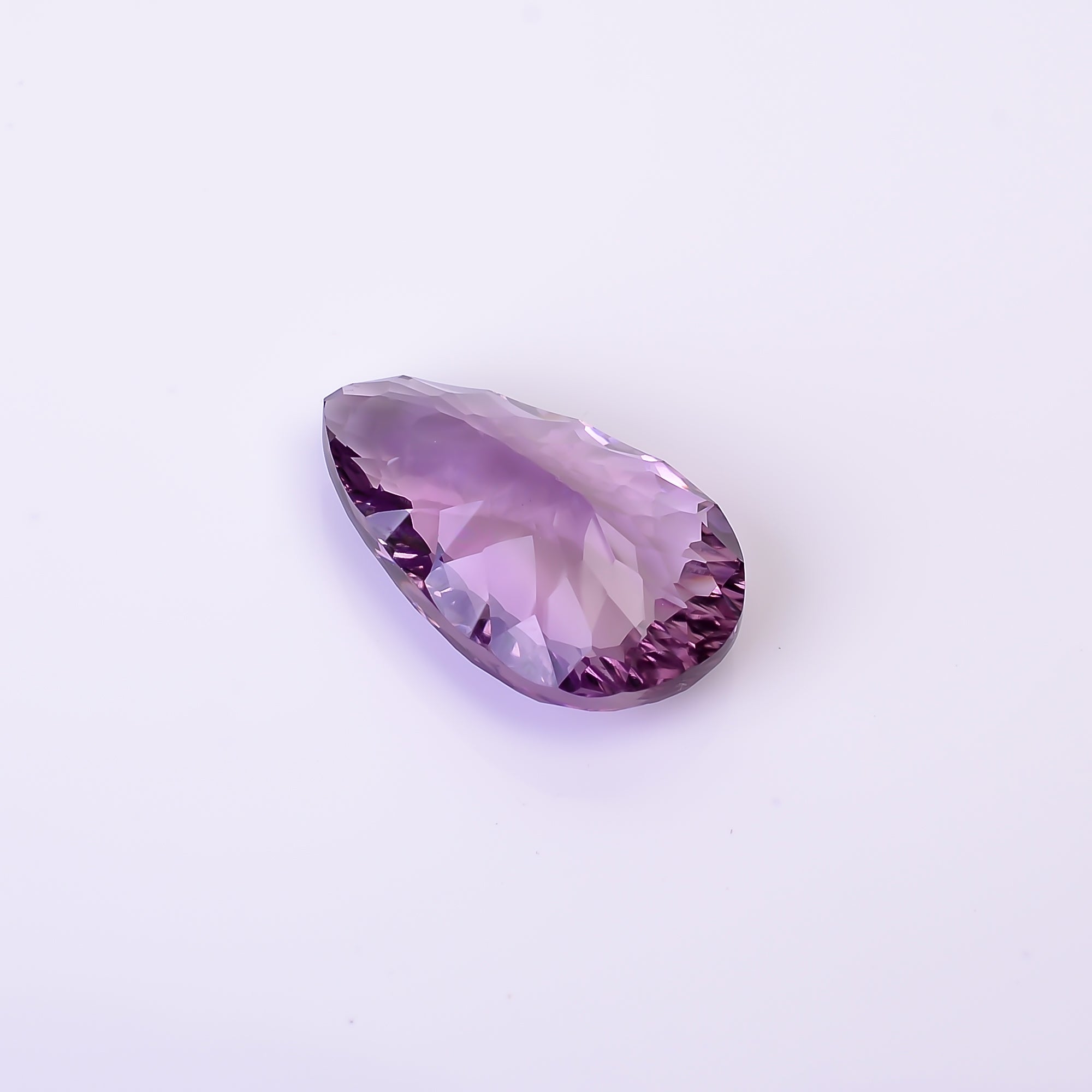Natural Amethyst Pear Shape Cut Stone Loose Gemstone For Making Jewelry 19.5 Ct. 25X15X9 mm Y-10376