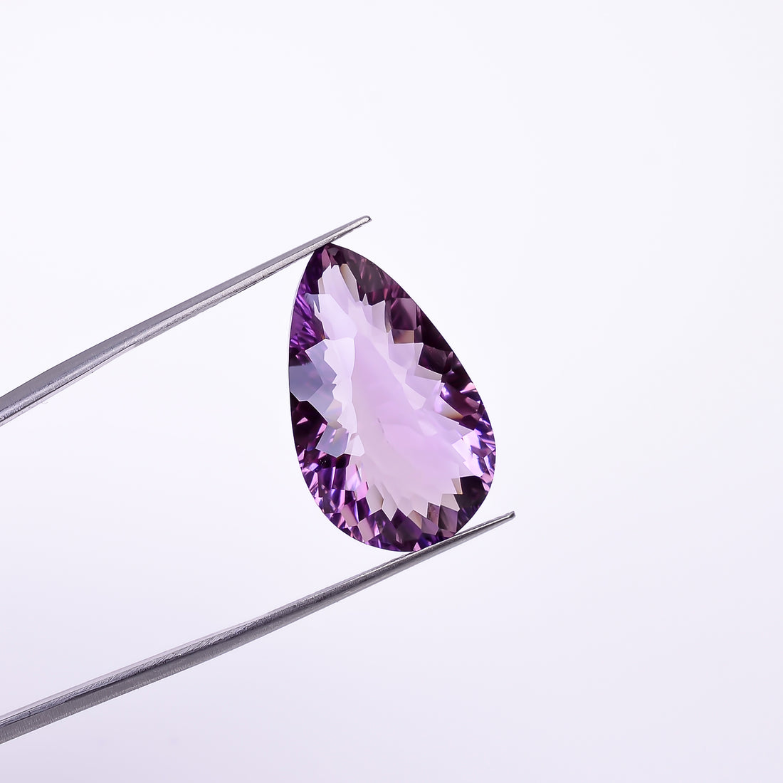 Natural Amethyst Pear Shape Cut Stone Loose Gemstone For Making Jewelry 19.5 Ct. 25X15X9 mm Y-10376
