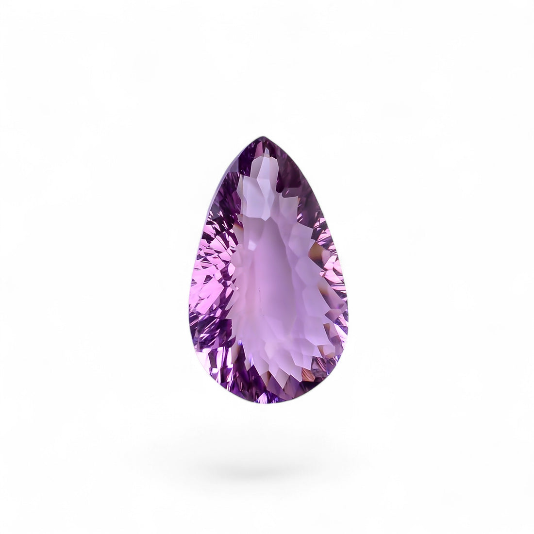 Natural Amethyst Pear Shape Cut Stone Loose Gemstone For Making Jewelry 19.5 Ct. 25X15X9 mm Y-10376