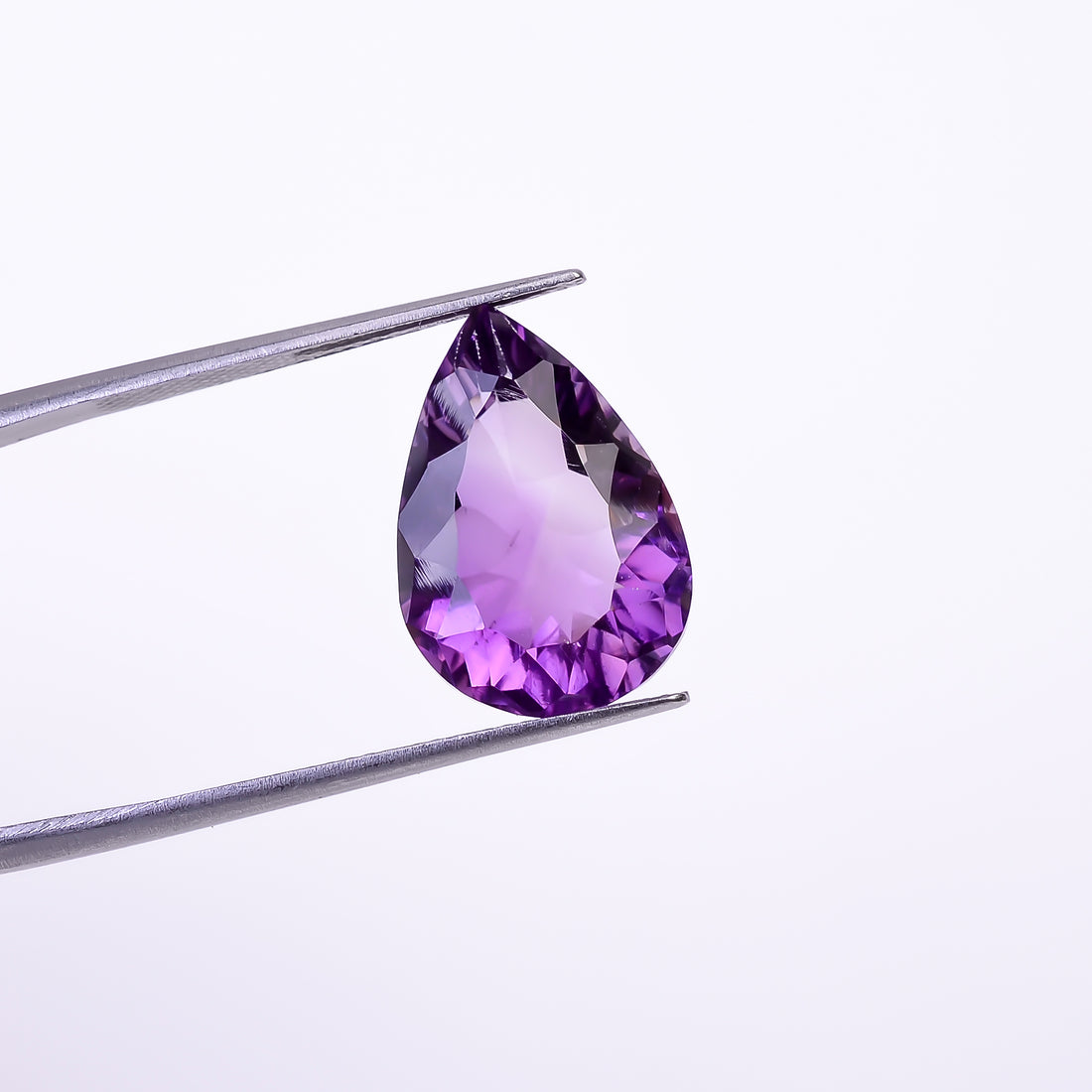 Natural Amethyst Pear Shape Cut Stone Loose Gemstone For Making Jewelry 9.5 Ct. 17X12X8 mm Y-10378