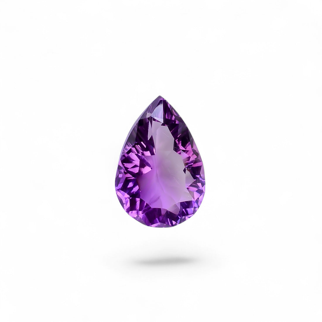 Natural Amethyst Pear Shape Cut Stone Loose Gemstone For Making Jewelry 9.5 Ct. 17X12X8 mm Y-10378