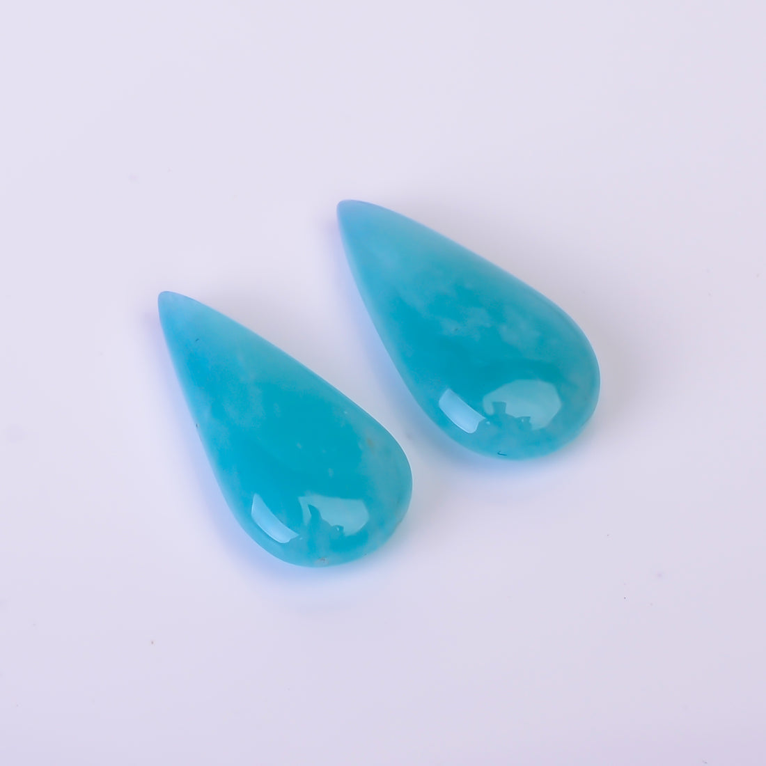 Natural Amazonite Pear Shape Faceted Loose Gemstone Pair For Making Earrings 9 Ct. 18X8X4 mm Y-10384