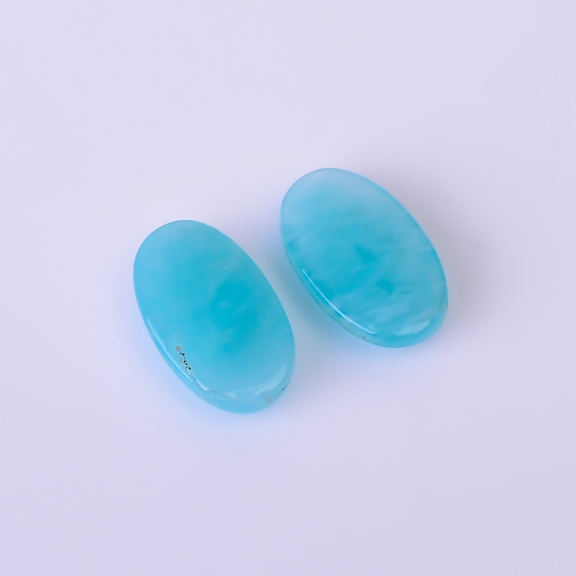 Natural Amazonite Oval Shape Faceted Loose Gemstone Pair For Making Earrings 3 Ct. 10X6X3 mm Y-10386
