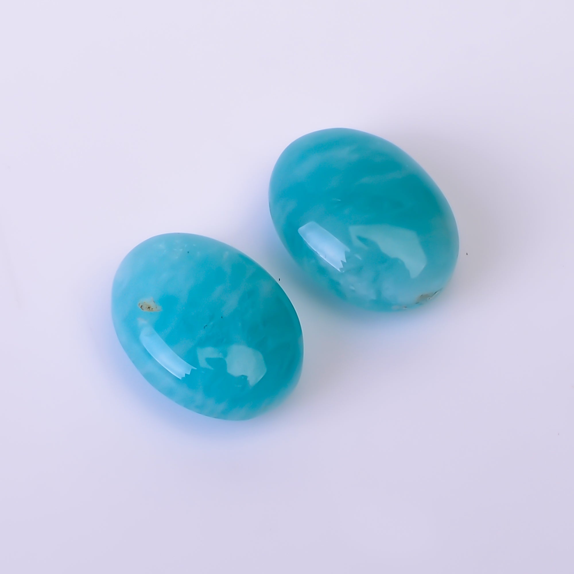 Natural Amazonite Oval Shape Faceted Loose Gemstone Pair For Making Earrings 10 Ct. 13X9X5 mm Y-10401