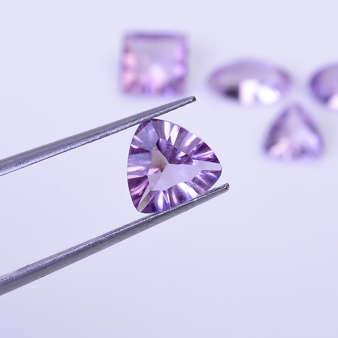 Natural Amethyst Mix Shape Cut Stone Loose Gemstone 5 Pcs Lot For Making Jewelry 10 Ct. 8X8 11X6 mm Y-10415