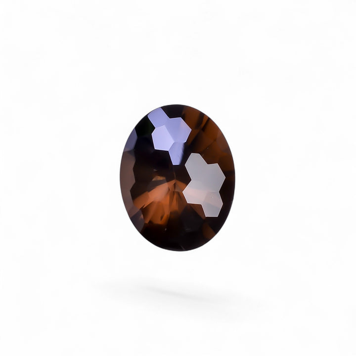 Natural Smoky Quartz Oval Shape Faceted Loose Gemstone For Making Jewelry 19 Ct. 21X16X11 mm Y-10460