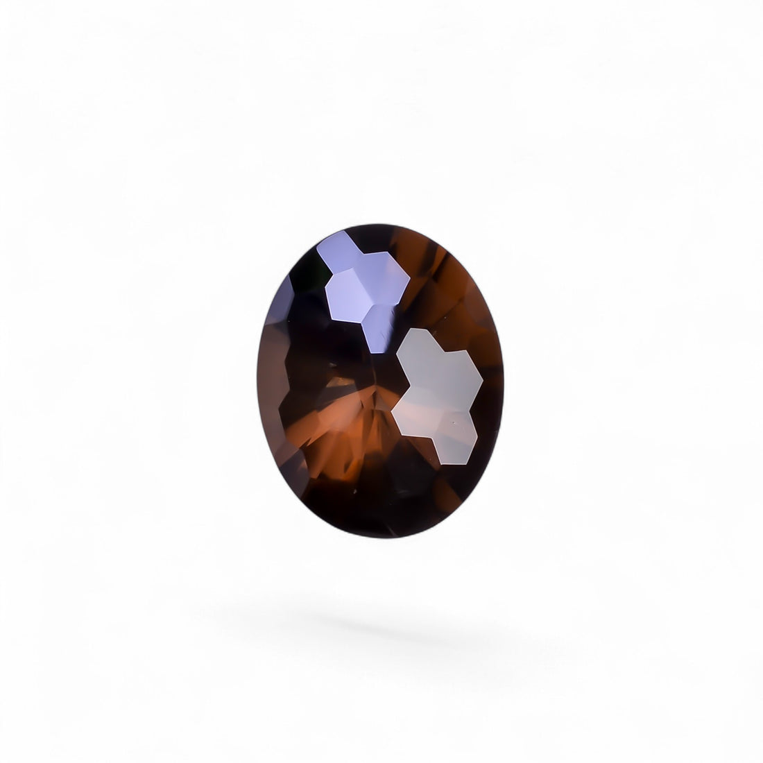 Natural Smoky Quartz Oval Shape Faceted Loose Gemstone For Making Jewelry 19 Ct. 21X16X11 mm Y-10460