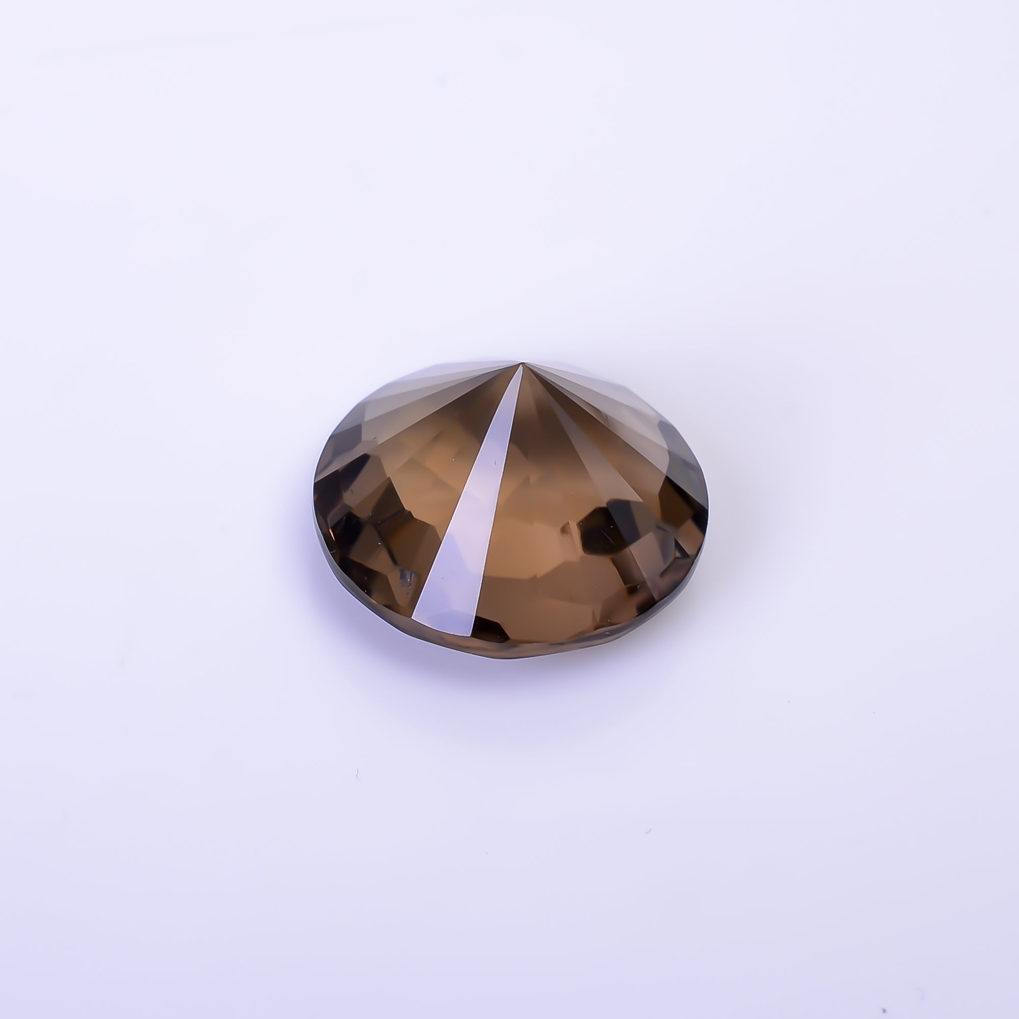 Natural Smoky Quartz Round Shape Faceted Loose Gemstone For Making Jewelry 16 Ct. 17X17X11 mm Y-10462
