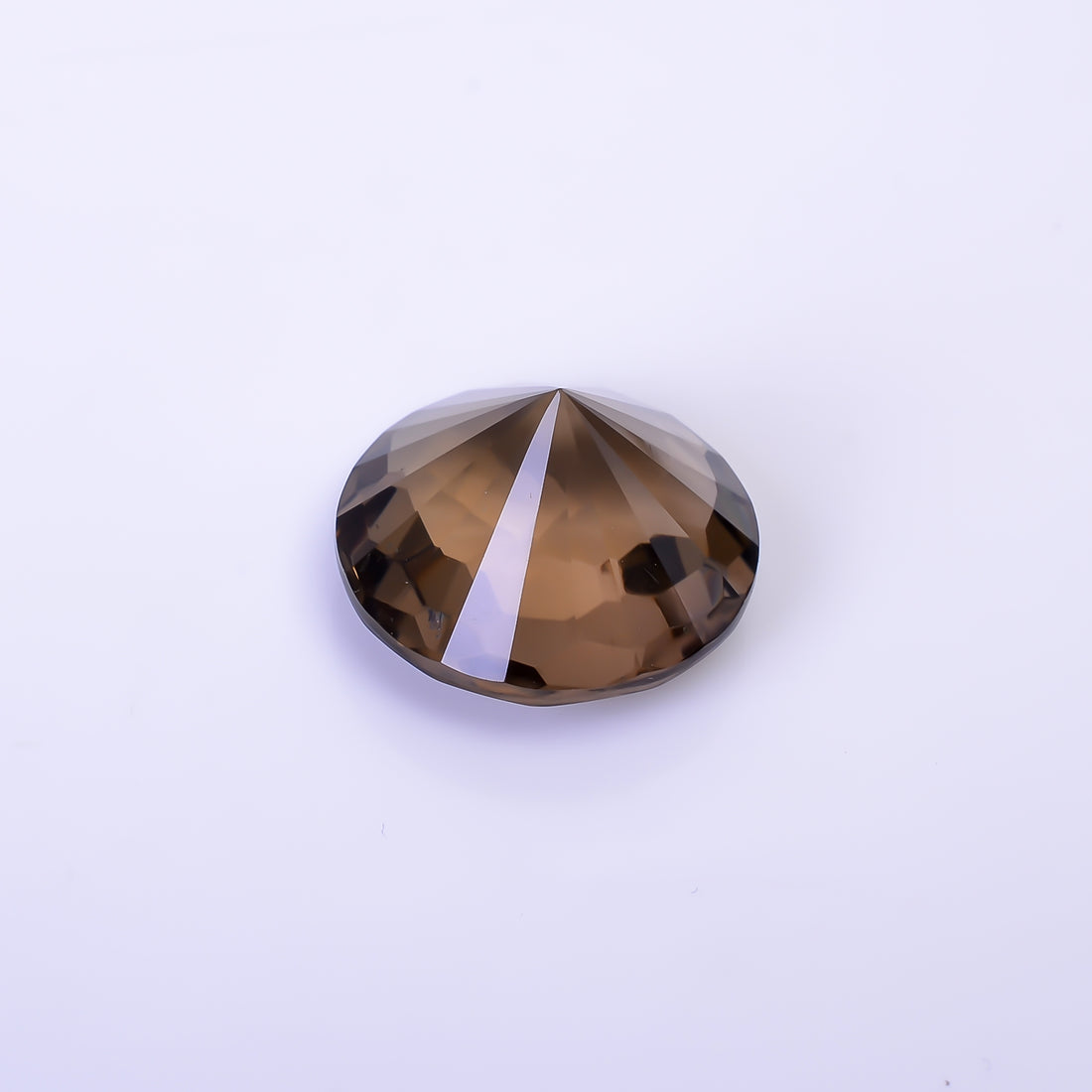 Natural Smoky Quartz Round Shape Faceted Loose Gemstone For Making Jewelry 16 Ct. 17X17X11 mm Y-10462