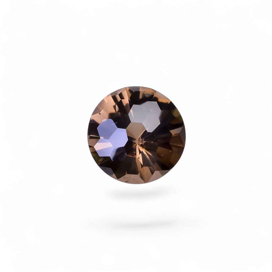 Natural Smoky Quartz Round Shape Faceted Loose Gemstone For Making Jewelry 16 Ct. 17X17X11 mm Y-10462