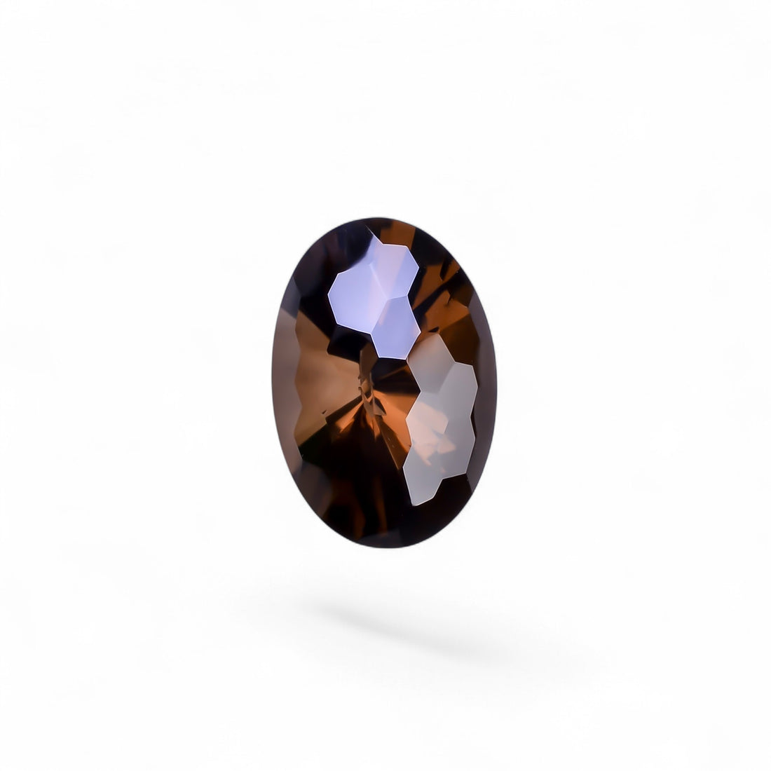 Natural Smoky Quartz Oval Shape Faceted Loose Gemstone For Making Jewelry 13.5 Ct. 19X13X10 mm Y-10463