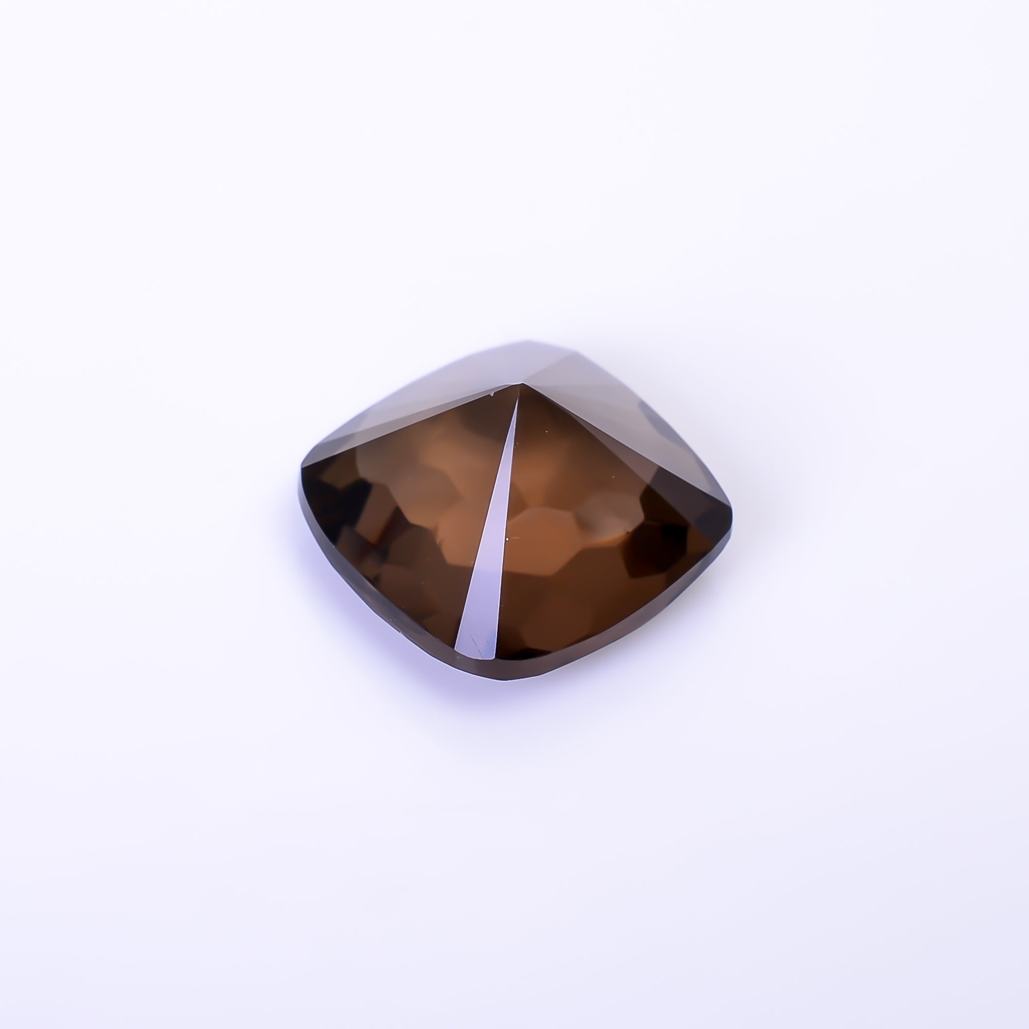 Natural Smoky Quartz Cushion Shape Faceted Loose Gemstone For Making Jewelry 10.5 Ct. 14X14X9 mm Y-10467