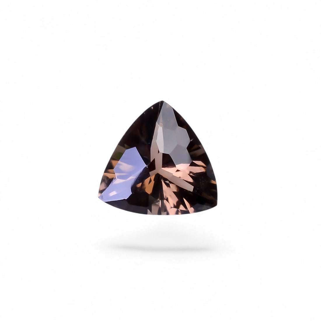 Natural Smoky Quartz Triangle Shape Faceted Loose Gemstone For Making Jewelry 3.5 Ct. 11X11X7 mm Y-10468