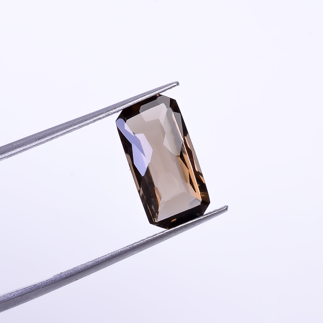 Natural Smoky Quartz Radiant Shape Faceted Loose Gemstone For Making Jewelry 4.5 Ct. 14X7X5 mm Y-10469