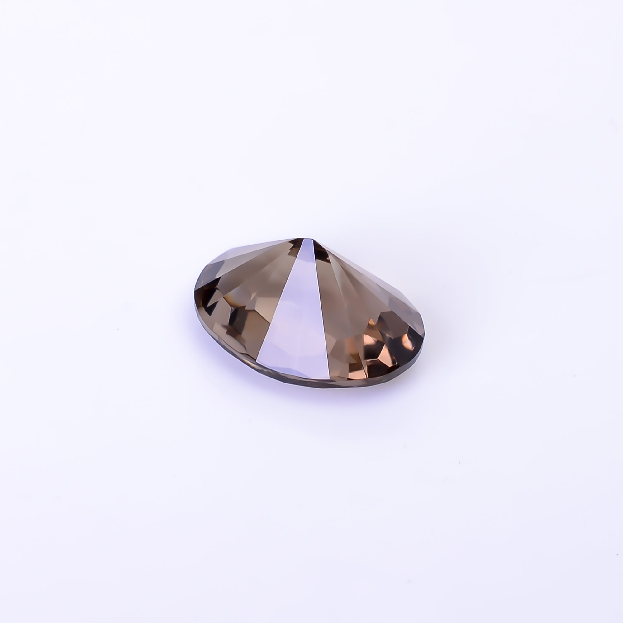 Natural Smoky Quartz Oval Shape Faceted Loose Gemstone For Making Jewelry 5.5 Ct. 14X10X8 mm Y-10471
