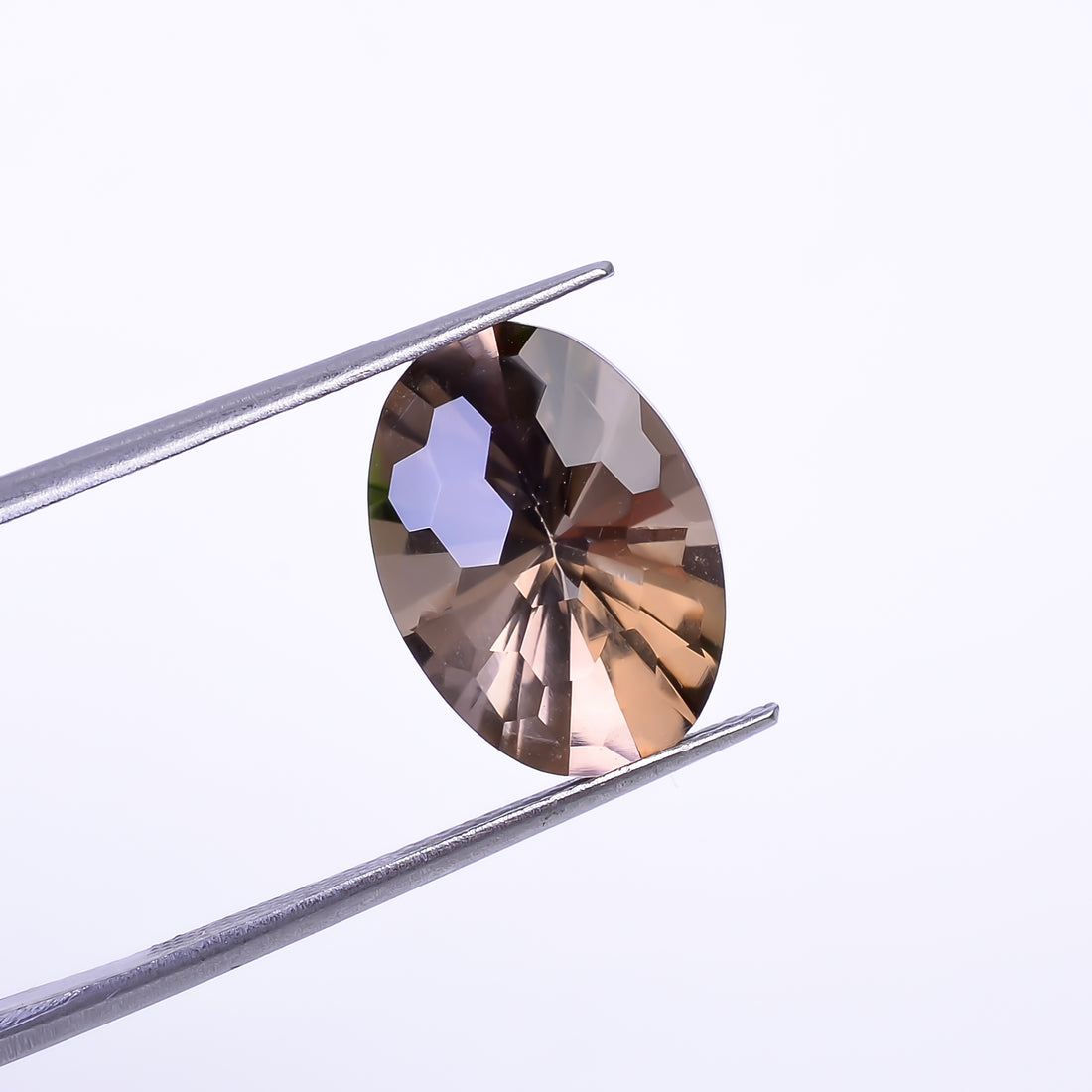 Natural Smoky Quartz Oval Shape Faceted Loose Gemstone For Making Jewelry 5.5 Ct. 14X10X8 mm Y-10471
