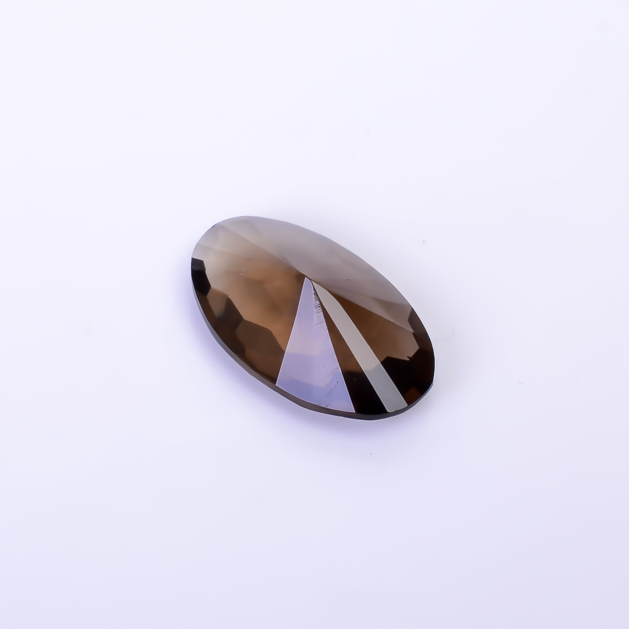 Natural Smoky Quartz Oval Shape Faceted Loose Gemstone For Making Jewelry 7.5 Ct. 19X11X6 mm Y-10475