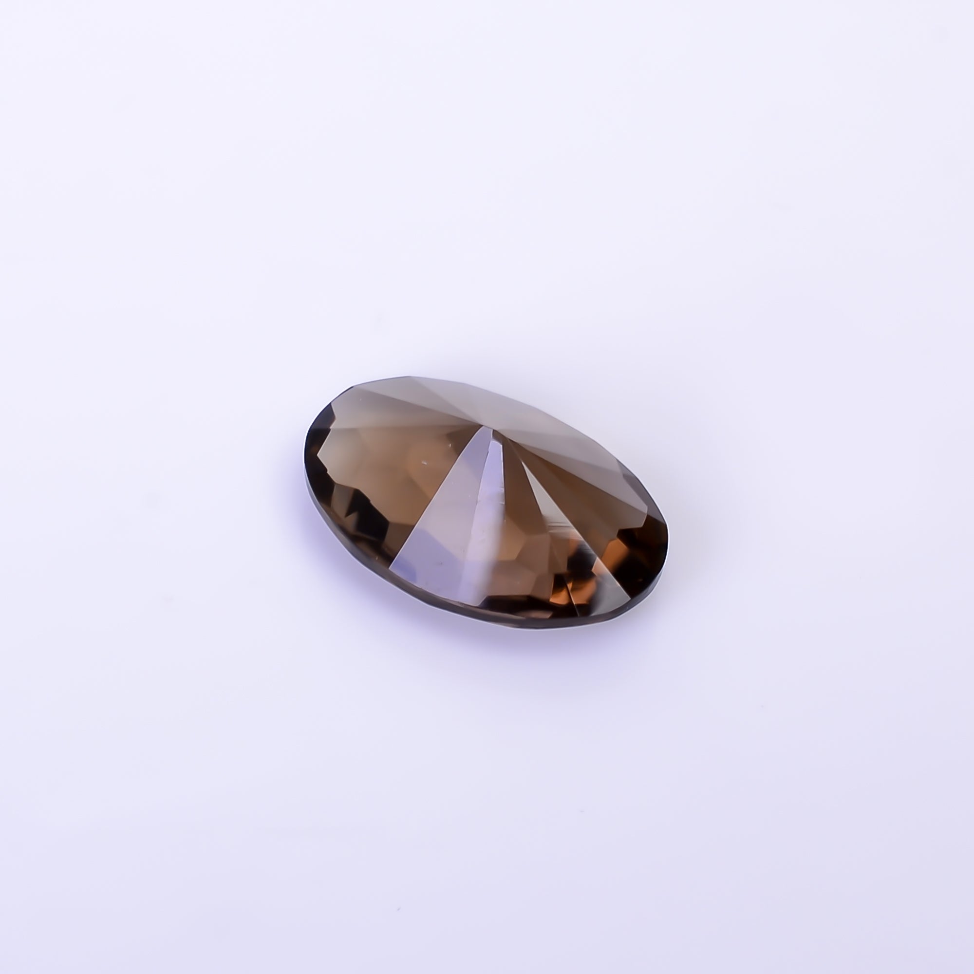 Natural Smoky Quartz Oval Shape Faceted Loose Gemstone For Making Jewelry 5 Ct. 14X10X6 mm Y-10476