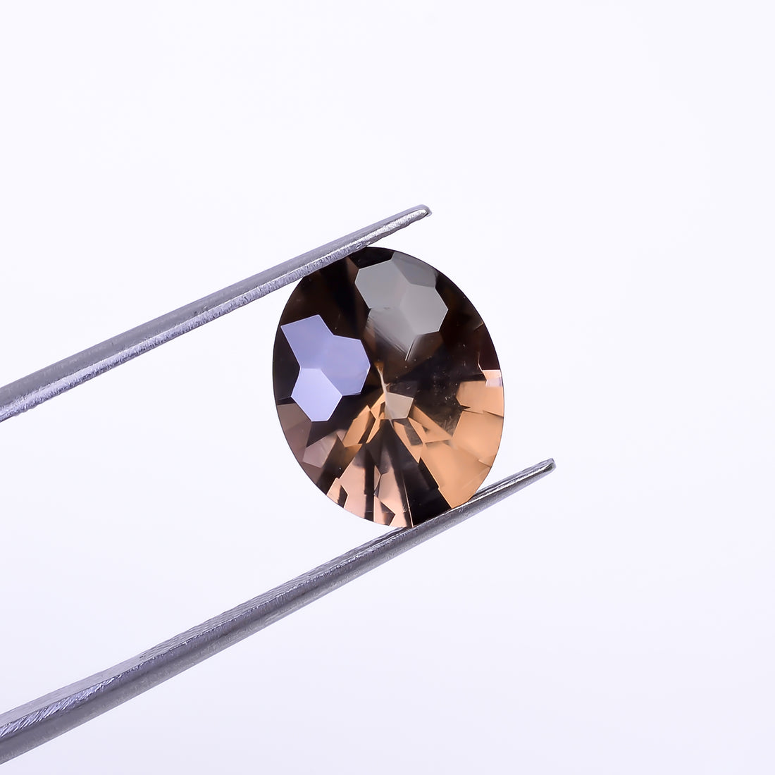 Natural Smoky Quartz Oval Shape Faceted Loose Gemstone For Making Jewelry 5 Ct. 13X10X7 mm Y-10478