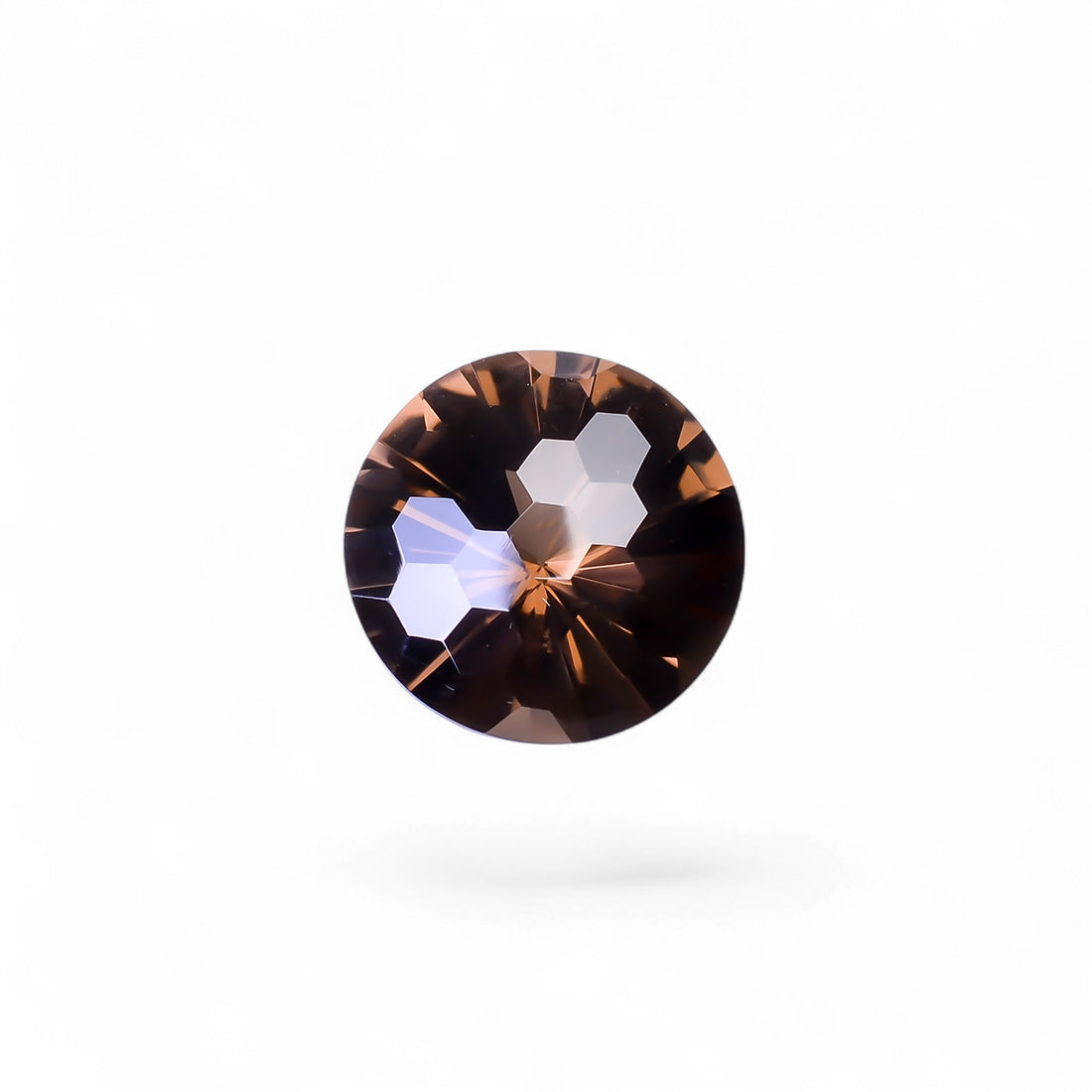 Natural Smoky Quartz Round Shape Faceted Loose Gemstone For Making Jewelry 19 Ct. 18X18X11 mm Y-10480