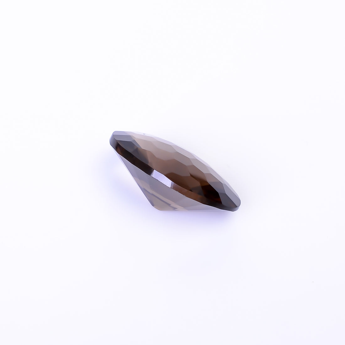Natural Smoky Quartz Oval Shape Faceted Loose Gemstone For Making Jewelry 14 Ct. 20X15X9 mm Y-10481