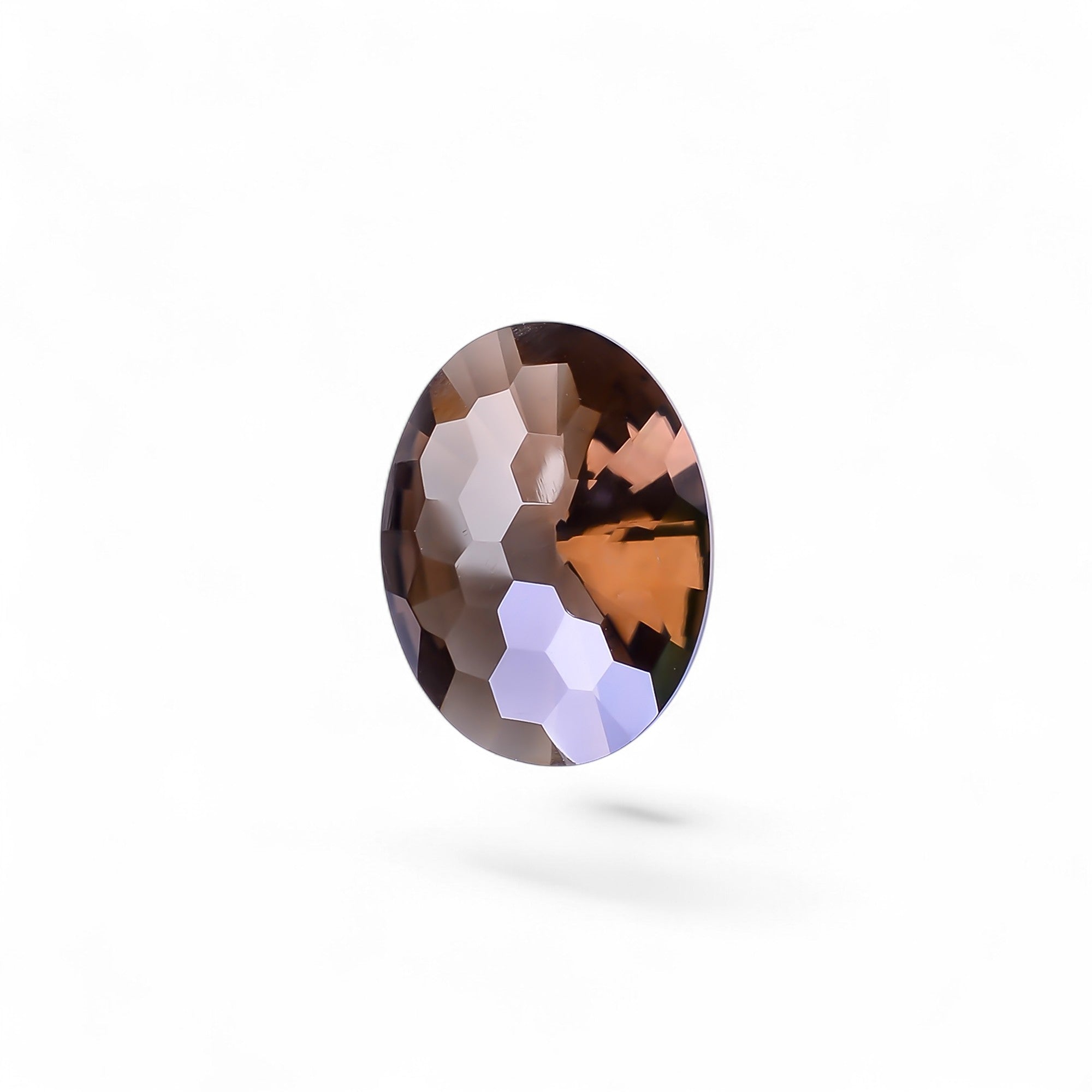 Natural Smoky Quartz Oval Shape Faceted Loose Gemstone For Making Jewelry 14 Ct. 20X15X9 mm Y-10481