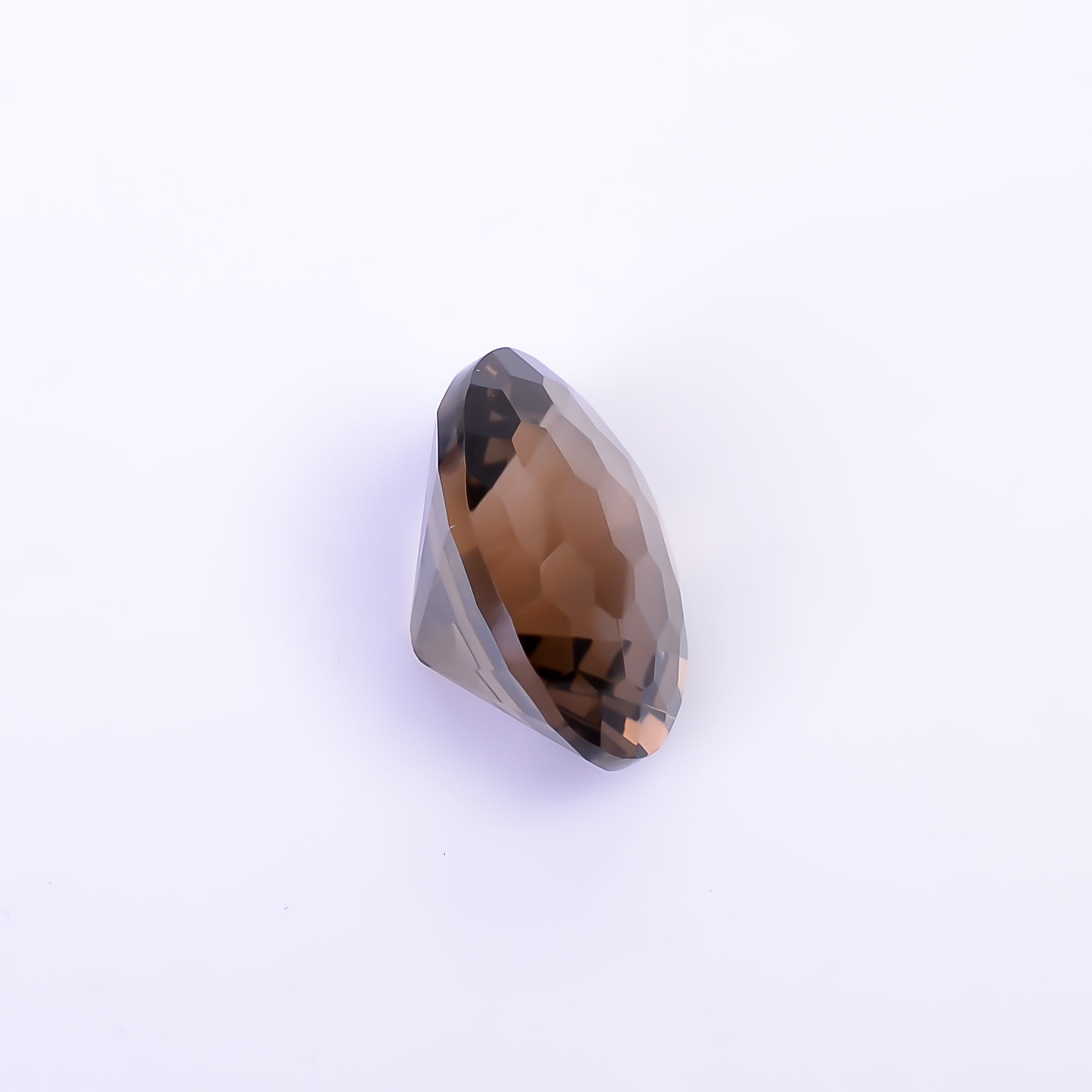 Natural Smoky Quartz Oval Shape Faceted Loose Gemstone For Making Jewelry 10 Ct. 16X13X9 mm Y-10482