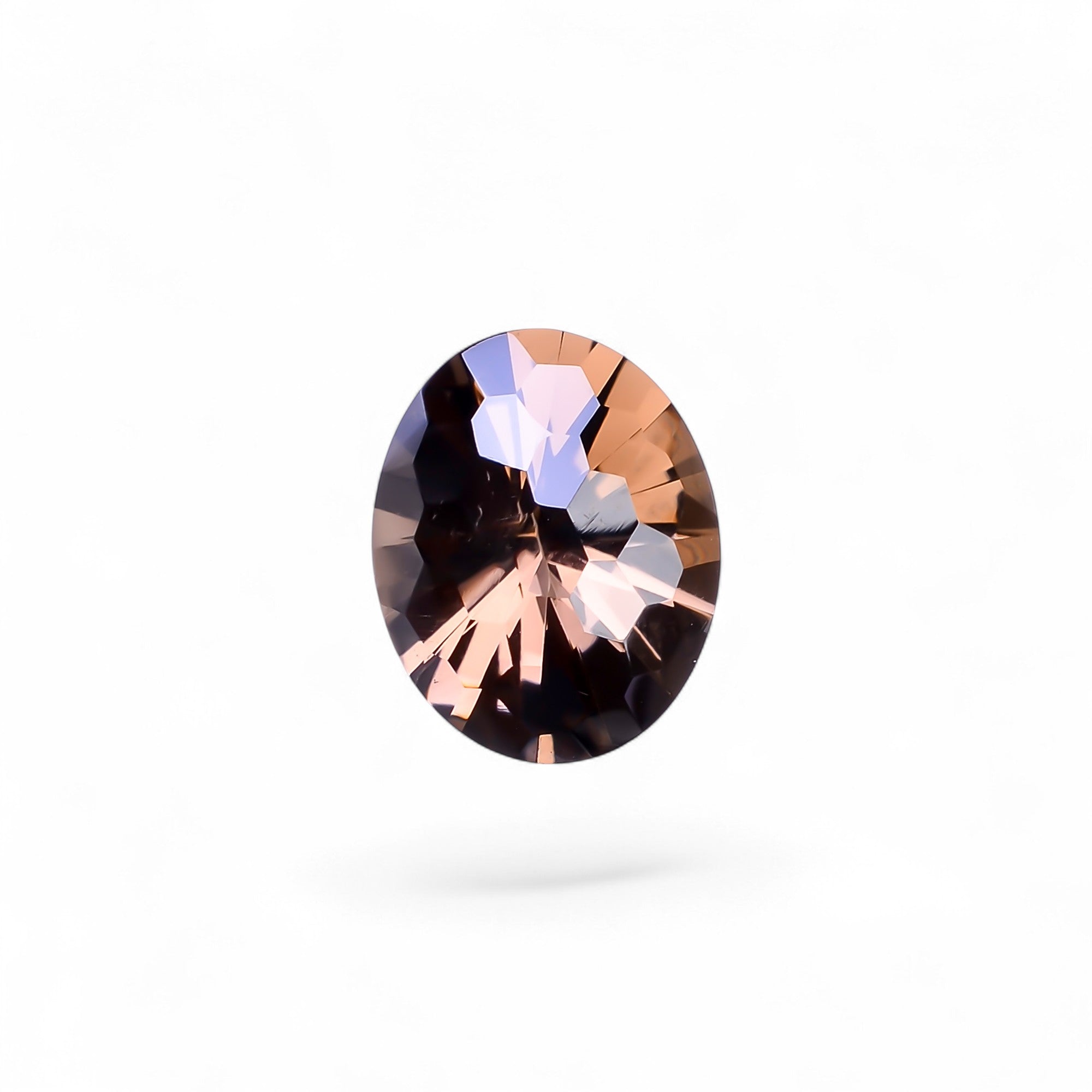 Natural Smoky Quartz Oval Shape Faceted Loose Gemstone For Making Jewelry 10 Ct. 16X13X9 mm Y-10482