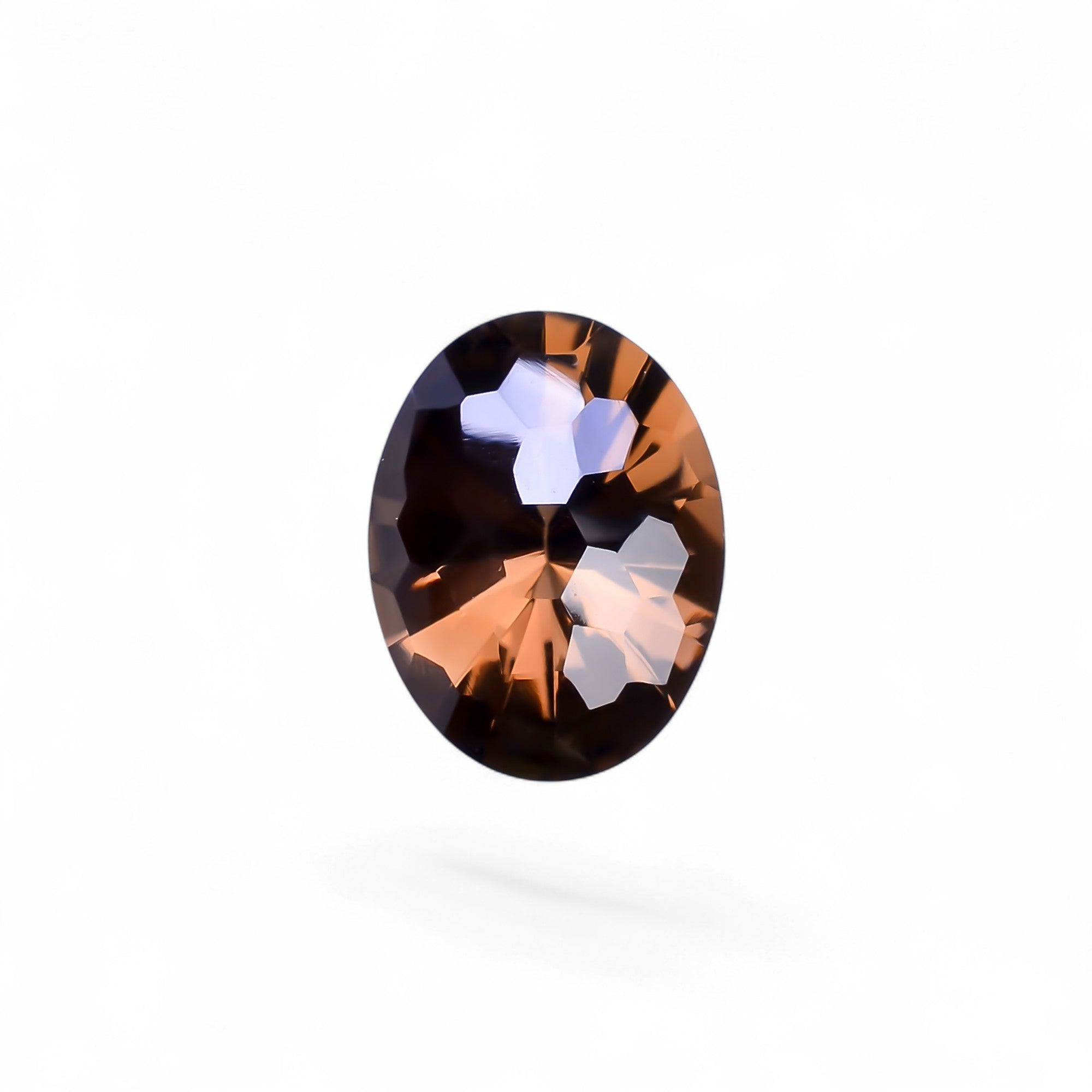 Natural Smoky Quartz Oval Shape Faceted Loose Gemstone For Making Jewelry 9 Ct. 16X12X9 mm Y-10483