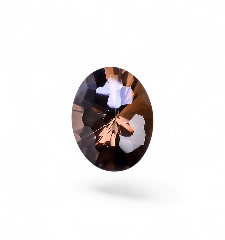 Natural Smoky Quartz Oval Shape Faceted Loose Gemstone For Making Jewelry 15.5 Ct. 19X15X11 mm Y-10484