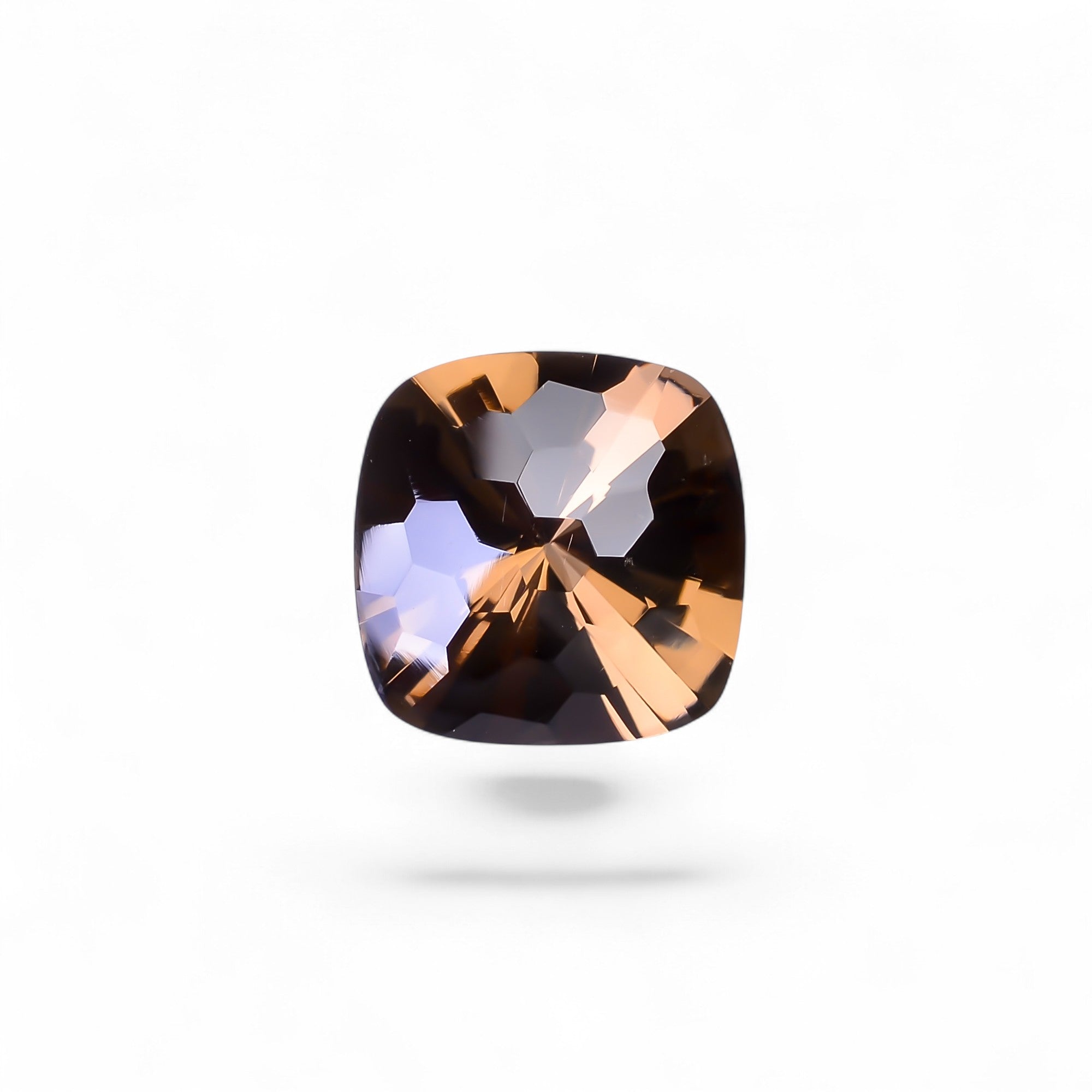 Natural Smoky Quartz Cushion Shape Faceted Loose Gemstone For Making Jewelry 22 Ct. 18X18X12 mm Y-10485