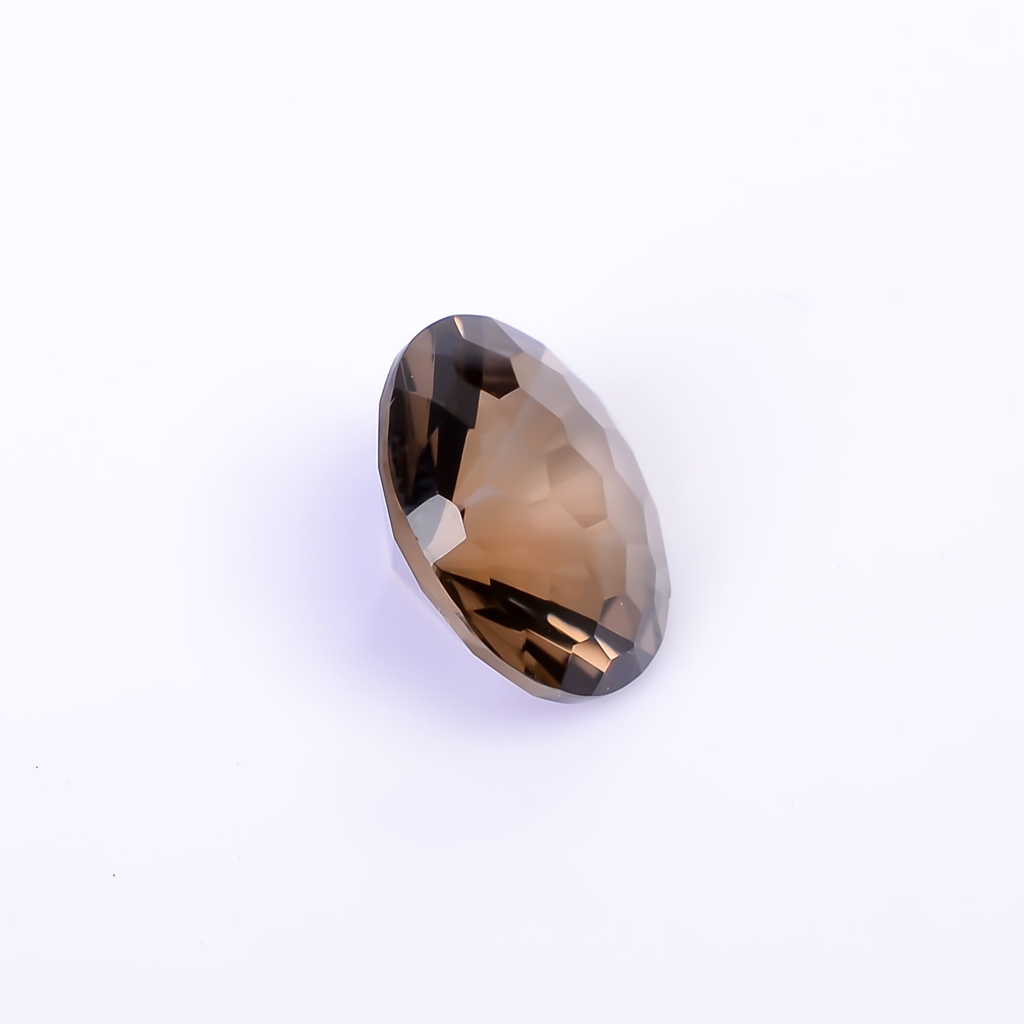 Natural Smoky Quartz Round Shape Faceted Loose Gemstone For Making Jewelry 9 Ct. 14X14X8 mm Y-10486