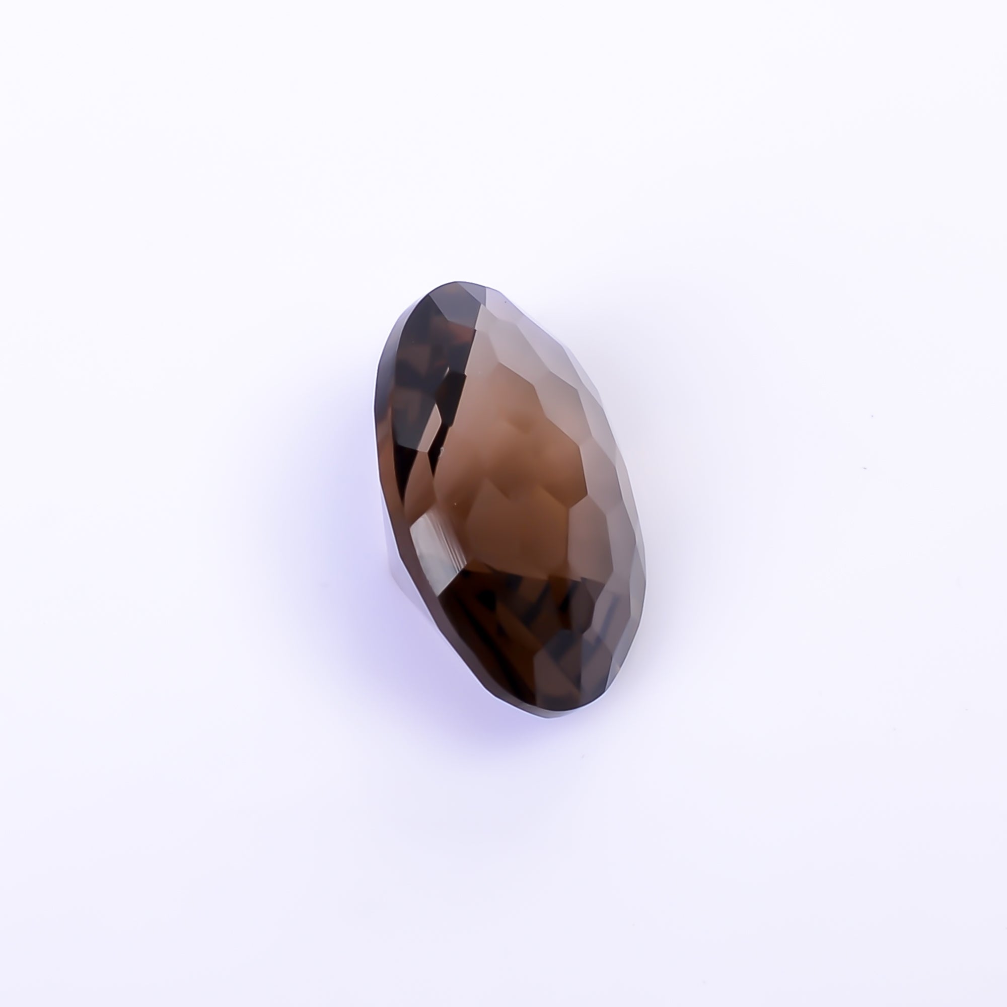 Natural Smoky Quartz Oval Shape Faceted Loose Gemstone For Making Jewelry 12 Ct. 18X14X9 mm Y-10487